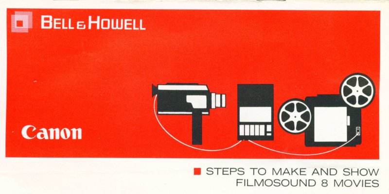 Canon 814 and 518 Filmosound Super 8 movie camera